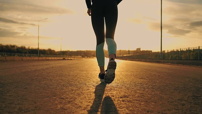 Athlete mid-session